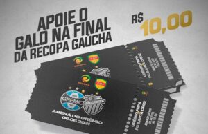 Santa Cruz lança ingresso virtual solidário para final da Recopa contra o Grêmio
