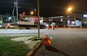 Semáforo no cruzamento da BR-471 está fora de operação