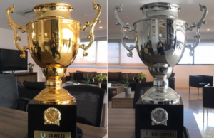 Federação Gaúcha de Futebol apresenta as taças do Gauchão Série B