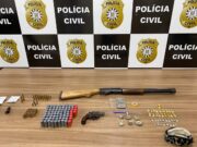 Draco apreende armas, drogas e munições em Santa Cruz do Sul