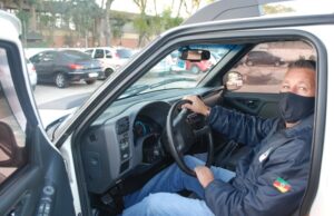 O motorista responsável pela busca das vacinas contra a Covid-19