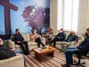 Prefeita Helena Hermany recebe comandante do 6º Batalhão de Bombeiros Militar