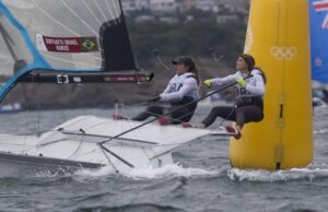Martine Grael e Kahena Kunze são bicampeãs olímpicas na classe 49er FX