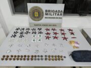 BM de Santa Cruz do Sul realiza apreensão de drogas e dinheiro
