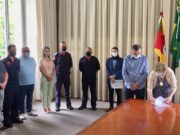 Helena Hermany assina termo de repasse de recursos aos Bombeiros e Susepe