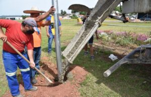 Prefeitura instala nova iluminação no Trevo do Gaúcho Diesel