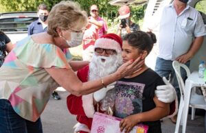 Loteamento Santa Maria recebe o Papai Noel e serviços municipais