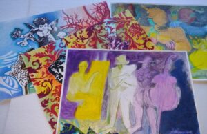 Duas Mulheres de Fino Traço está aberta para visitação na Casa das Artes