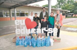 Educar-se repassa 230 litros de leite para o Banco de Alimentos
