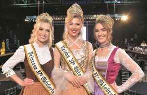 Soberanas da Oktoberfest e Feirasul: simplicidade e carisma definem o trio