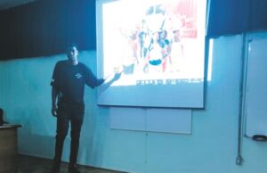 Angolano troca experiências no Ernesto Alves