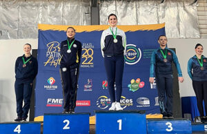 Bruna Karnopp brilha em torneio de patinação em Santa Catarina