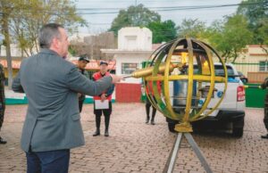 Fogo Simbólico está em Santa Cruz