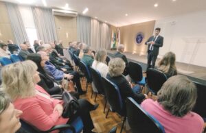 Presidente do TRT4 palestra sobre mediação no Sincotec-Varp