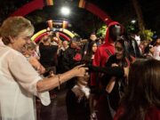 Prefeita Helena Hermany acompanhou o desfile