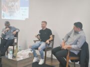 Atacante do Internacional no Café Empresarial da ACI