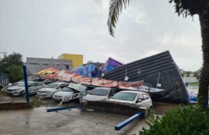 Temporal provoca estragos em Santa Cruz