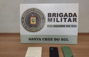 Brigada Militar de Santa Cruz realiza prisão de três pessoas por tráfico