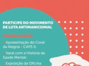 Saúde mental | Município promove evento para celebrar avanços nos tratamentos