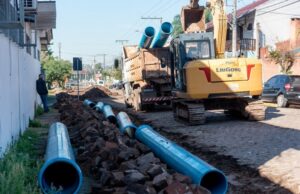 Obras no Viaduto do Arroio Grande prosseguem e trânsito muda nesta quarta