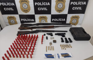 Operação da Polícia Civil apreende arsenal em Santa Cruz