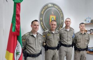 Alunos Oficiais realizam estágio no CRPO Vale do Rio Pardo