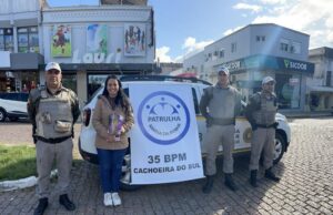 SEGURANÇA | BM divulga a Lei Maria da Penha em Cachoeira do Sul