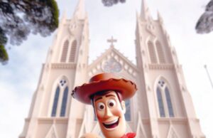 Mundo web | Personagens Disney Pixar nos pontos turísticos de Santa Cruz