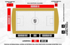 Gauchão: Santa Cruz divulga espaços das torcidas para receber o Inter