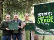No parque da gruta | Ato simbólico marca os 30 anos de marcação do Cinturão Verde