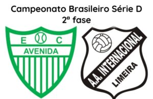 Brasileiro D: Avenida encara a Inter de Limeira na segunda fase