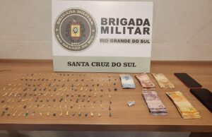 POLÍCIA | BM de Santa Cruz do Sul prende dois homens por tráfico de drogas
