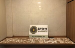 POLÍCIA | Brigada Militar de Santa Cruz prende homem por tráfico