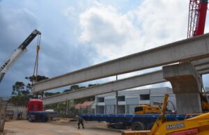 Mobilidade urbana | Avança obra do viaduto no Arroio Grande