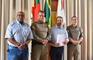 SANTA CRUZ | Prefeito Sérgio Moraes recebe novo Comando da Brigada Militar