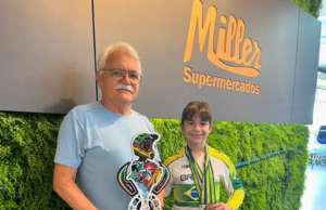 INCENTIVO | Miller anuncia apoio à campeã do BMX