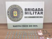Polícia | BM prende homem e apreende menor por tráfico em Santa Cruz do Sul