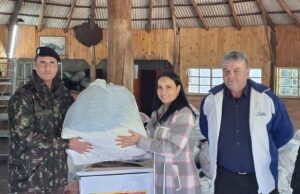 Solidariedade | 7º BIB repassa 56 mil peças de roupas para a Campanha do Agasalho