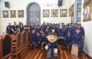 Mascote da Guarda Municipal levará mensagem de proteção e cuidado às crianças