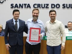 Reconhecimento | Anderson Dick recebe título de Embaixador de Santa Cruz do Sul