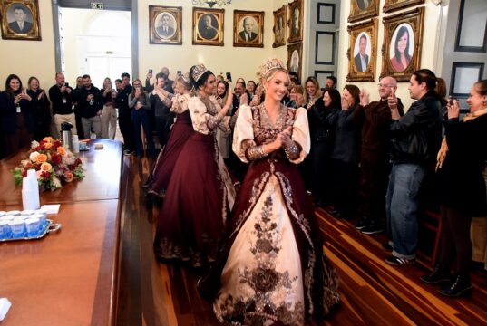 41ª Oktoberfest | Trajes das soberanas de Santa Cruz do Sul celebram tradição e elegância