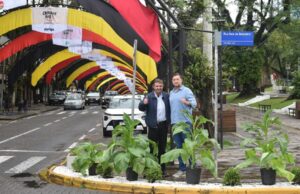 41ª Oktoberfest | Plantas de fumo decoram a Marechal Floriano