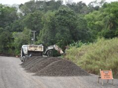 Obras | Trabalho de pavimentação do Corredor Frey está 50% concluído